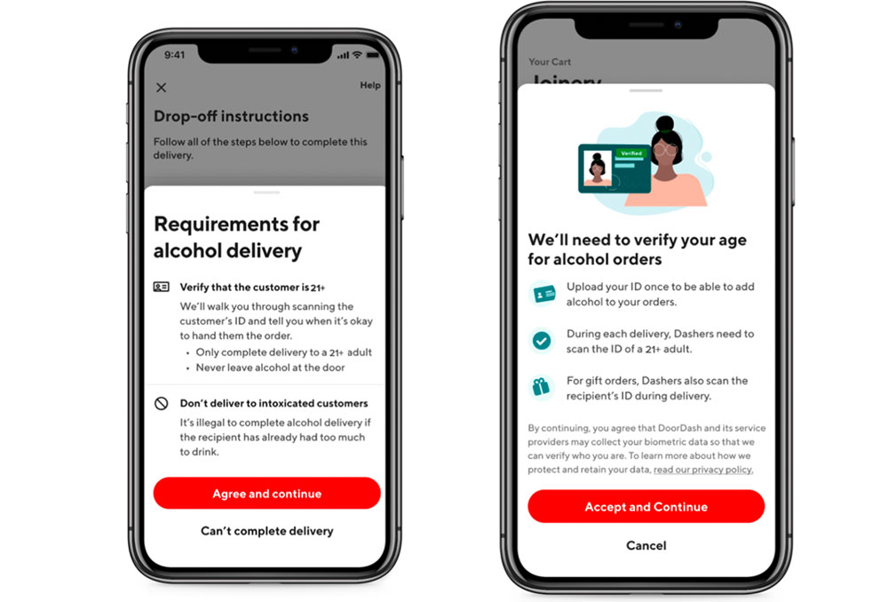 doordash alcohol delivery