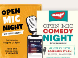 how to market open mic night