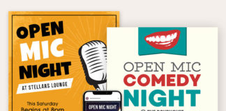 how to market open mic night