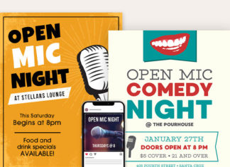 how to market open mic night