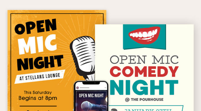 how to market open mic night