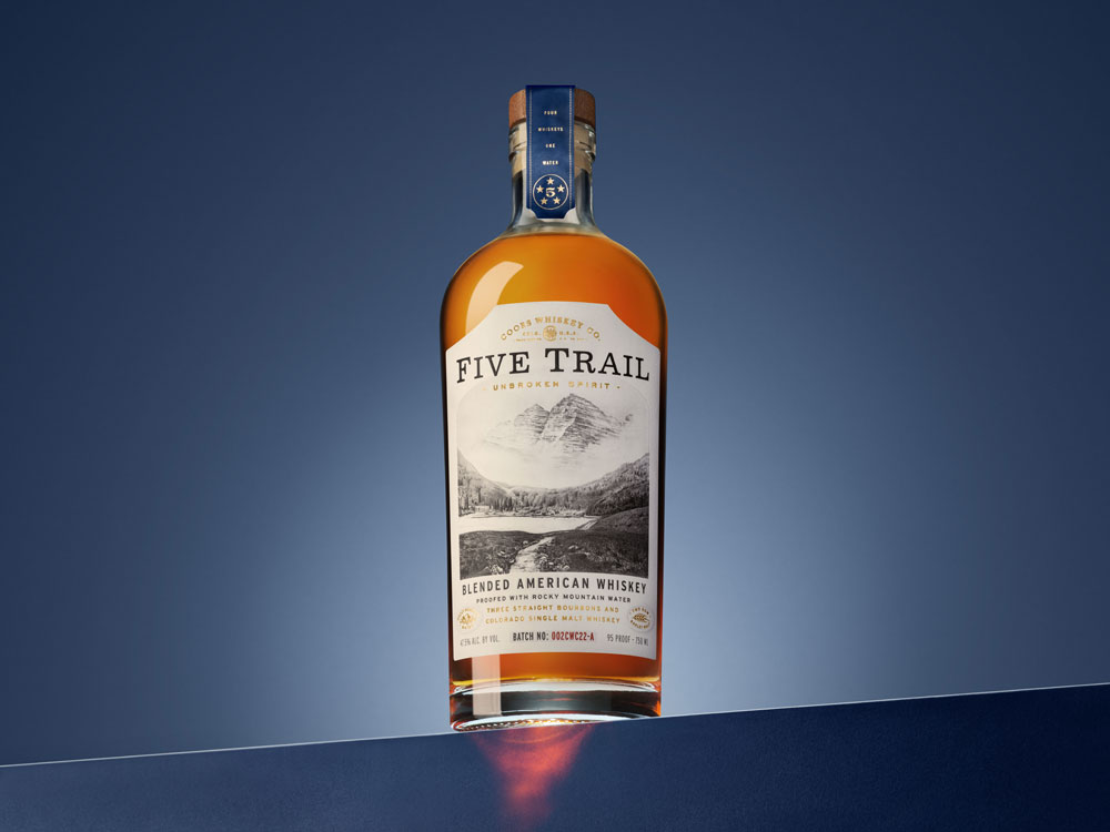 batch 002 Five Trail Blended American Whiskey molson coors whiskey