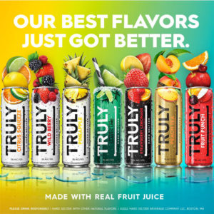 truly hard seltzer real fruit juice