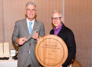 ANTHONY BOURDAIN ANNOUNCES FELLOWSHIP WINNER
