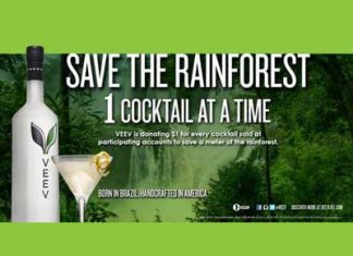 VEEV® Spirits Saves Rainforest One Cocktail at a Time